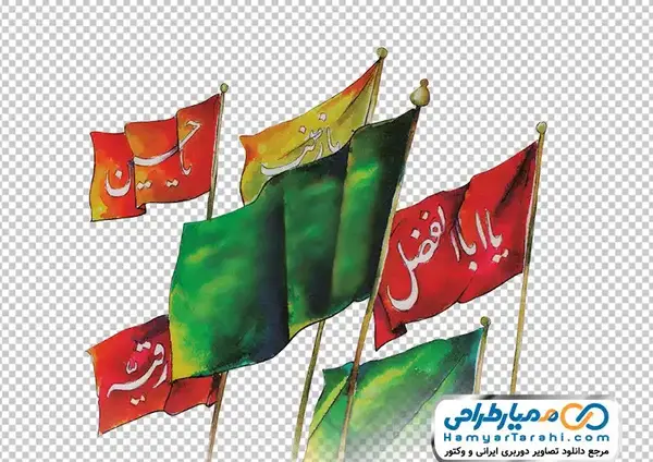 عکس پرچم محرم برای ماشین