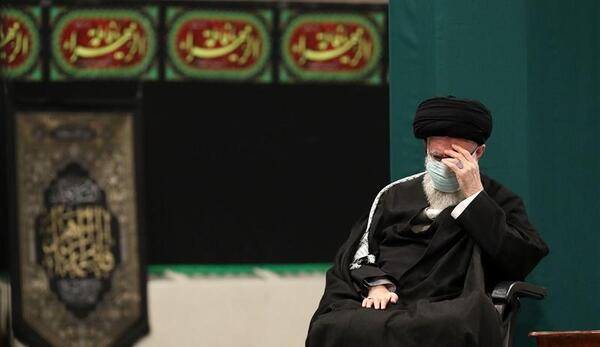 عکس خامنه ای در محرم