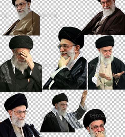 عکس امام خامنه ای در محرم