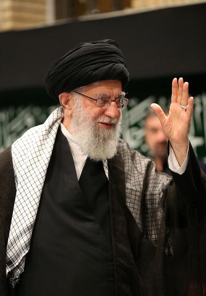 عکس امام خامنه ای در محرم