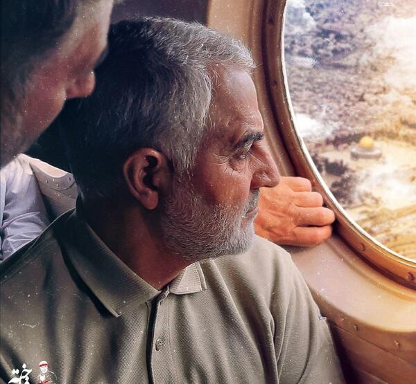 عکس پروفایل حاج قاسم برای محرم