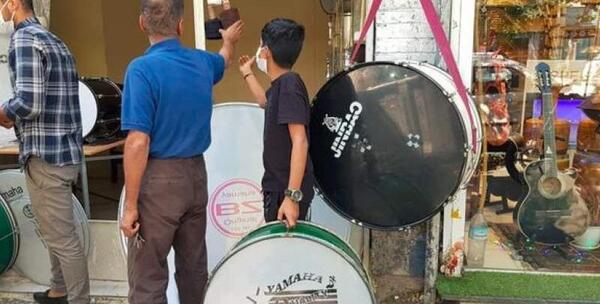 عکس طبل محرم بزرگ