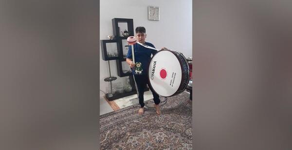 عکس طبل محرم کوچک
