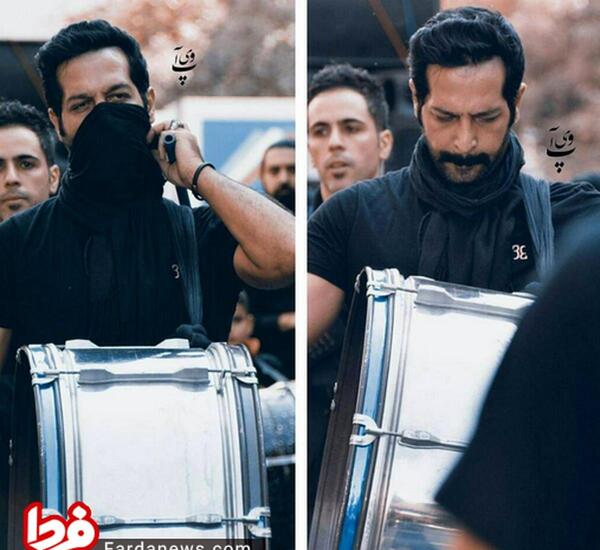 عکس طبل محرم یک متری