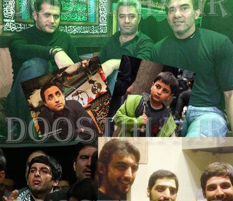 عکس بازیگران در محرم امسال