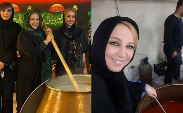 عکس بازیگران در محرم امسال