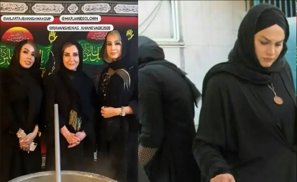 عکس بازیگران در محرم امسال
