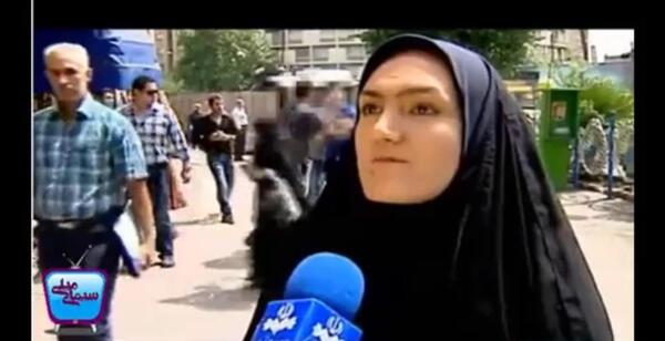 عکس کلیپ سوتی مصاحبه صدا و سیما