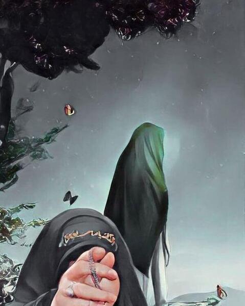 چادری عکس پروفایل محرم دخترانه