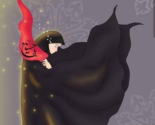 چادری دخترانه عکس پروفایل محرم دخترانه
