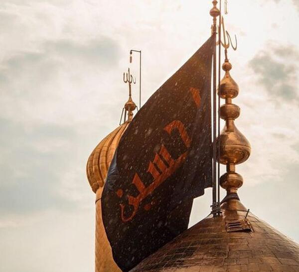 عکس پرچم امام حسین برای پروفایل محرم