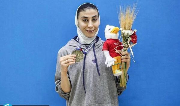 عکس سوتی گزارشگر تکواندو ناهید کیانی