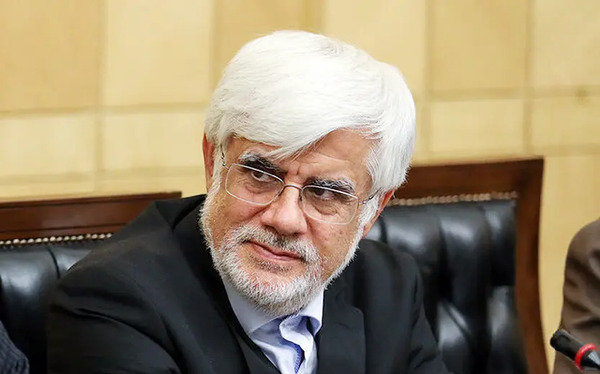 عکس سوتی محمدرضا عارف در مناظره