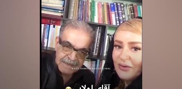 عکس سوتی حمید لولایی و نعیمه نظام دوست