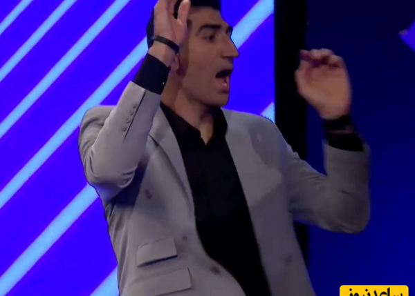 عکس سوتی بیرانوند در برنامه حامد آهنگی