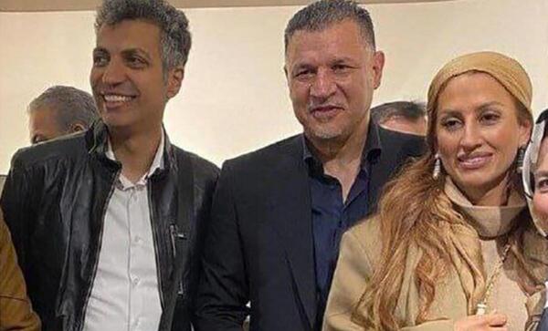 عکس سوتی علی دایی در برنامه 90