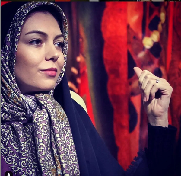 عکس سوتی ازاده نامداری در تلویزیون