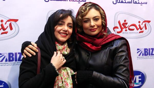 عکس نازنین بیاتی در فیلم آینه بغل