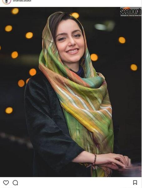 عکس نازنین بیاتی در فیلم آینه بغل