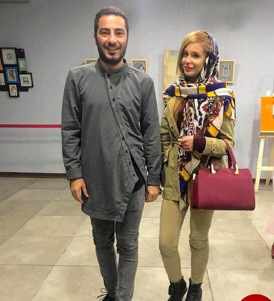 عکس فرشته حسینی و همسر