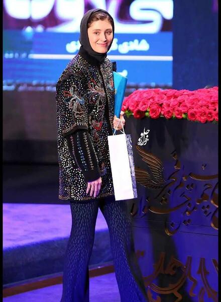 عکس لباس فرشته حسینی در جشنواره کن