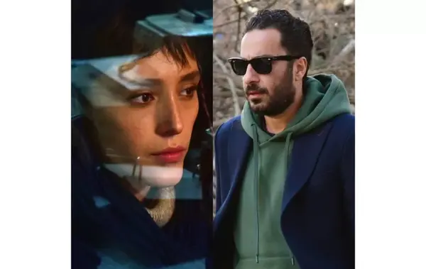 عکس فرشته حسینی و نوید محمدزاده در جنگل آسفالت