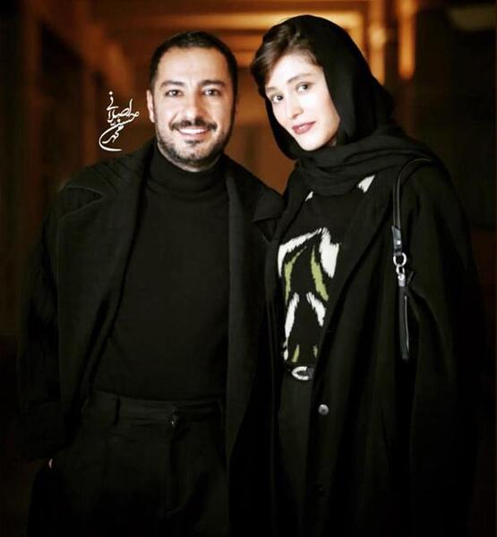 عکس فرشته حسینی و نوید محمدزاده در جنگل آسفالت