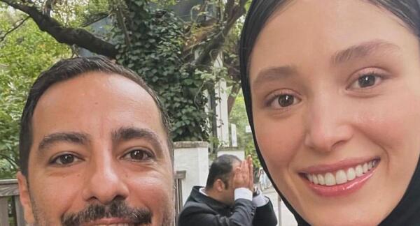عکس فرشته حسینی با نوید محمدزاده