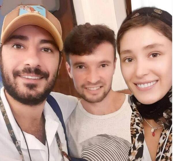 عکس فرشته حسینی با نوید محمدزاده
