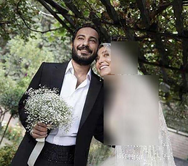 عکس لباس عروس فرشته حسینی و نوید محمدزاده