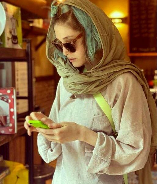 عکس نقش فرشته حسینی در قورباغه