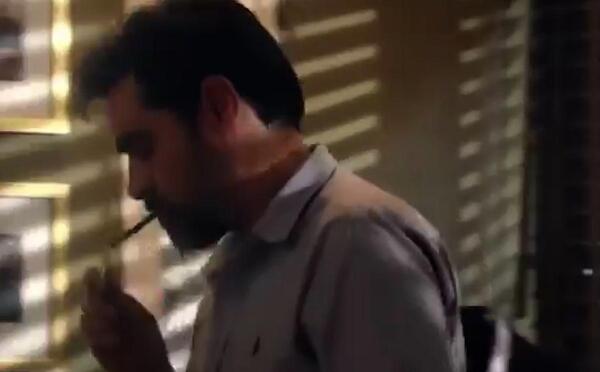 عکس فرشته حسینی با سیگار