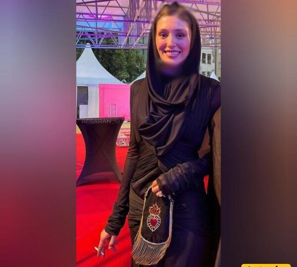 عکس فرشته حسینی و سیگار
