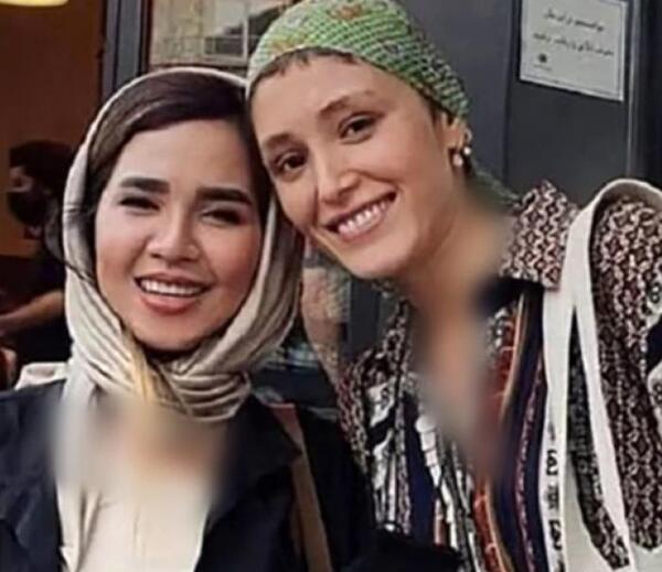 عکس فرشته حسینی در حال سیگار کشیدن