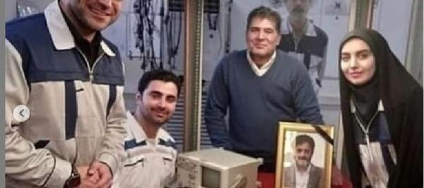 عکس بازیگر نقش پدر مرضیه در بچه مهندس ۳