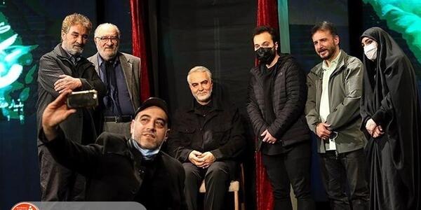 عکس بازیگر نقش حاج قاسم سلیمانی در خانه امن