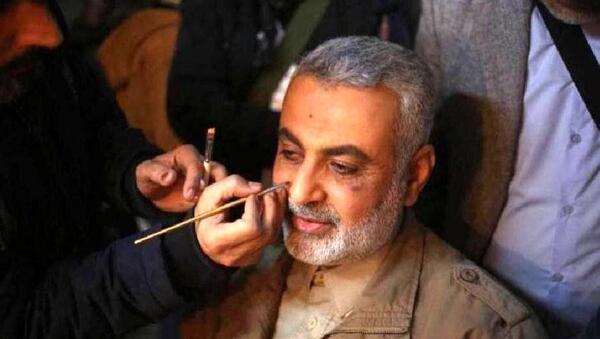 عکس بازیگر نقش حاج قاسم سلیمانی در خانه امن