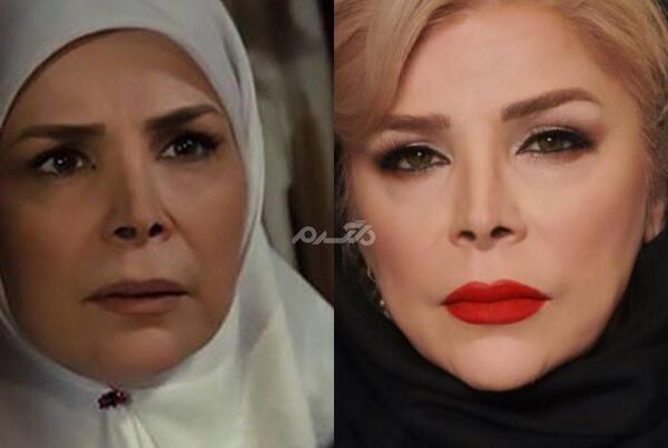 عکس بازیگر نقش مادر طاهر در سریال ستایش