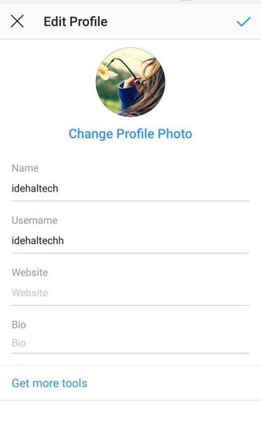 عکس چگونه اسم پروفایل اینستا را عوض کنیم