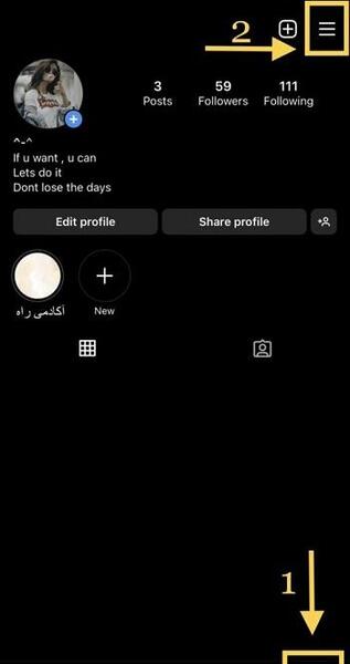 عکس چگونه پروفایل اینستاگرام را در ایفون عوض کنیم