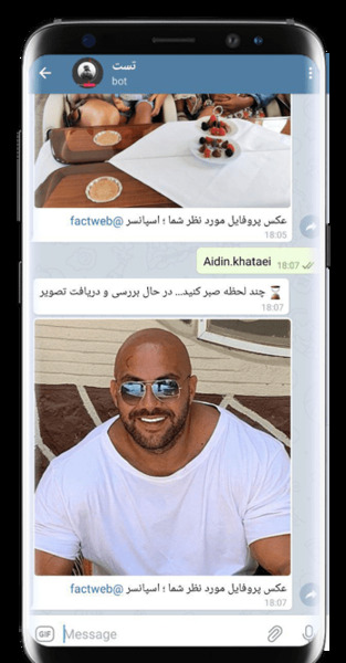 عکس دانلود پروفایل اینستاگرام ربات تلگرام