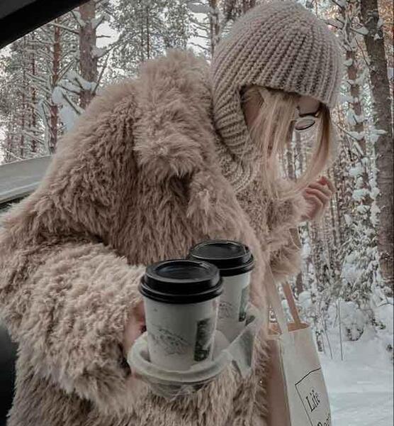 عکس پروفایل زمستانی دخترانه اینستاگرام