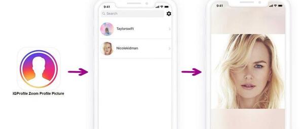 عکس گذاشتن پروفایل اینستا در ایفون