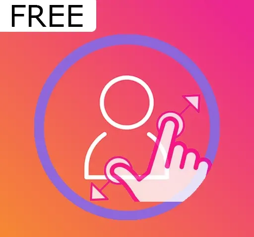 عکس آموزش پروفایل گذاشتن اینستا