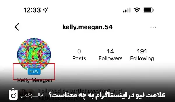 عکس حذف علامت new در پروفایل اینستاگرام نی نی سایت