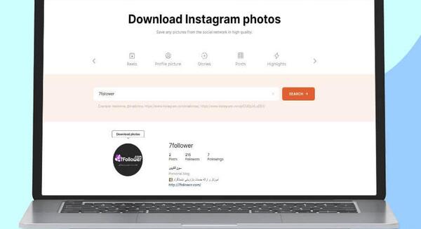 عکس سیو پروفایل اینستاگرام