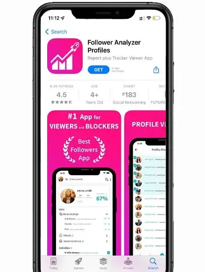 عکس دانلود برنامه چک پروفایل اینستاگرام