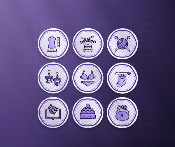 عکس پروفایل هایلایت اینستا بنفش