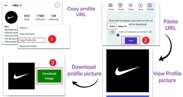 عکس دانلود پروفایل اینستاگرام آنلاین