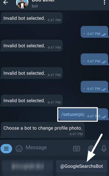 عکس ربات پروفایل اینستا در تلگرام